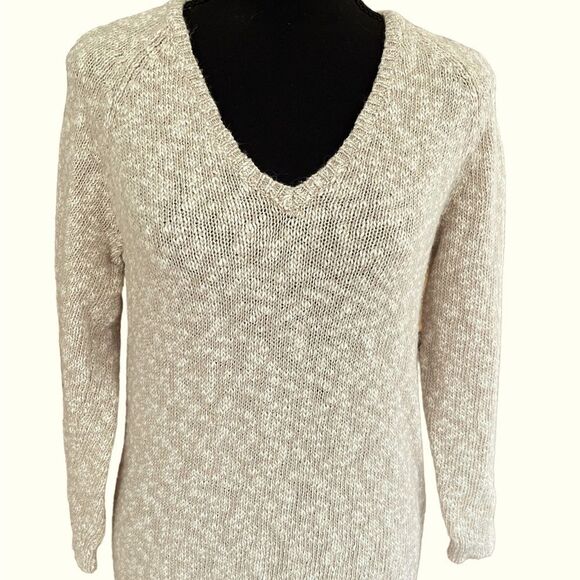 Joie Sweater Cotton Blend V Neck Knit
Beige Cream Size XS - Picture 6 of 7